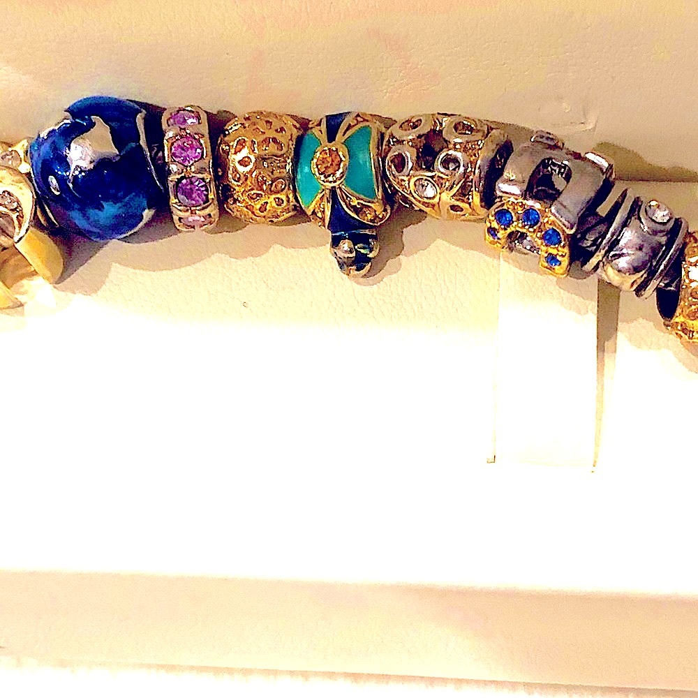 14K Double Gold Electroplated!Retired Pugster. WILL FIT PANDORA PS CK ALL PHOTOS
